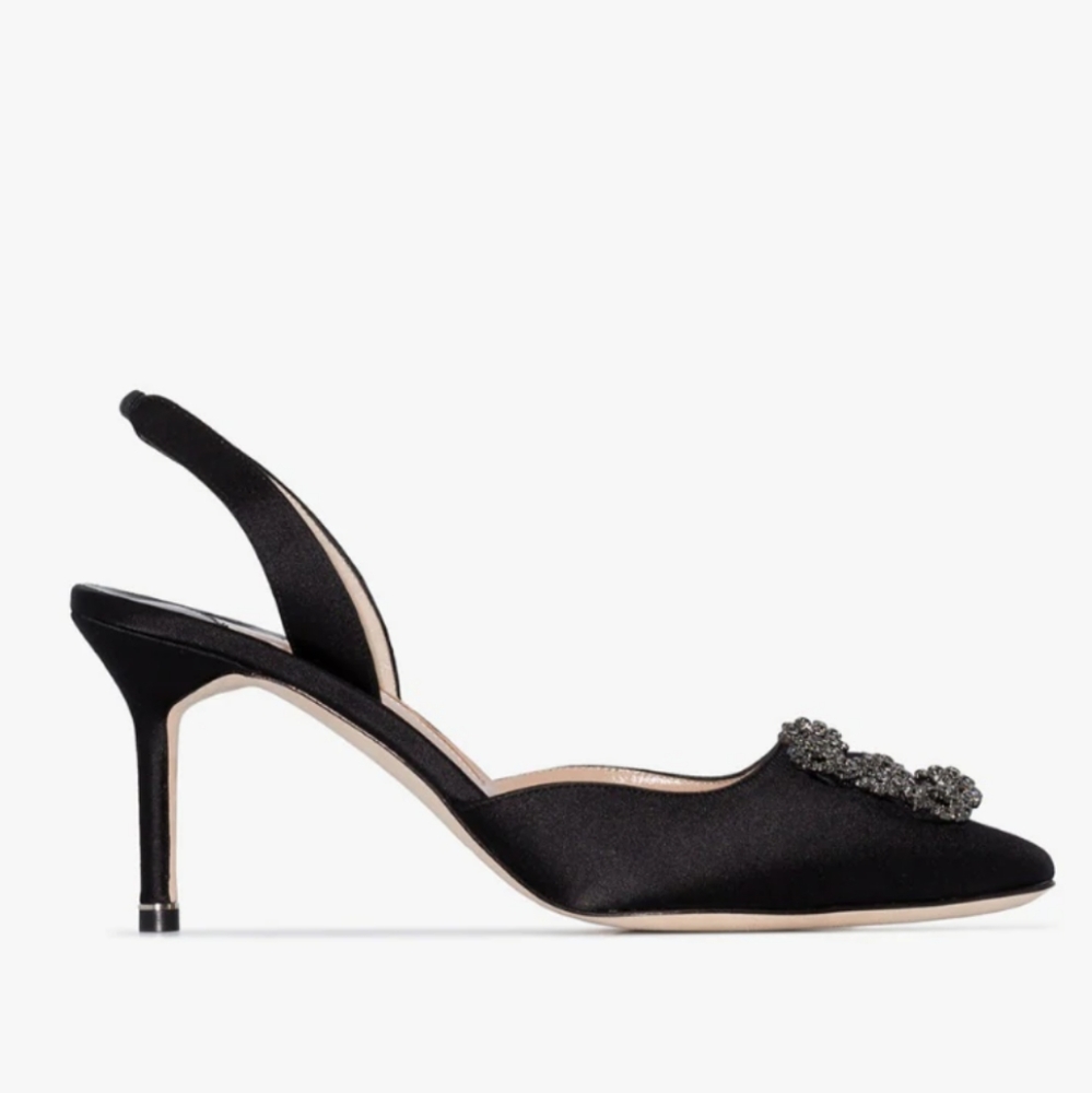 SOLD💔Manolo Blahnik Hangisli Slingback Pump 38.5 - Picture 2 of 11